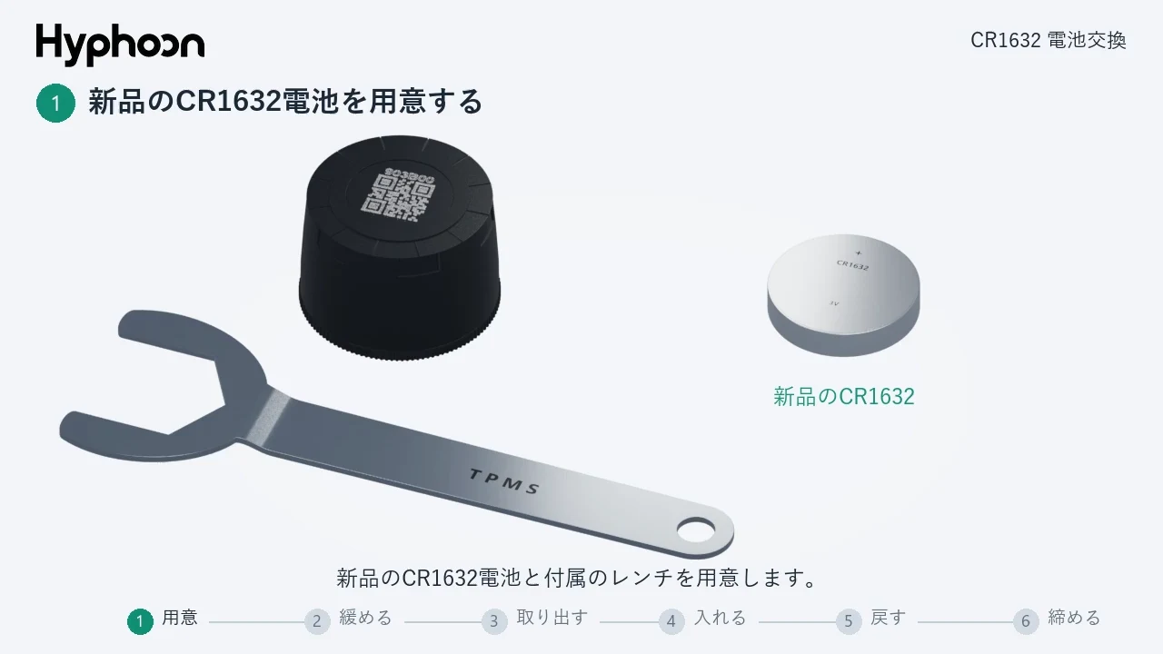 CR1632 電池の交換